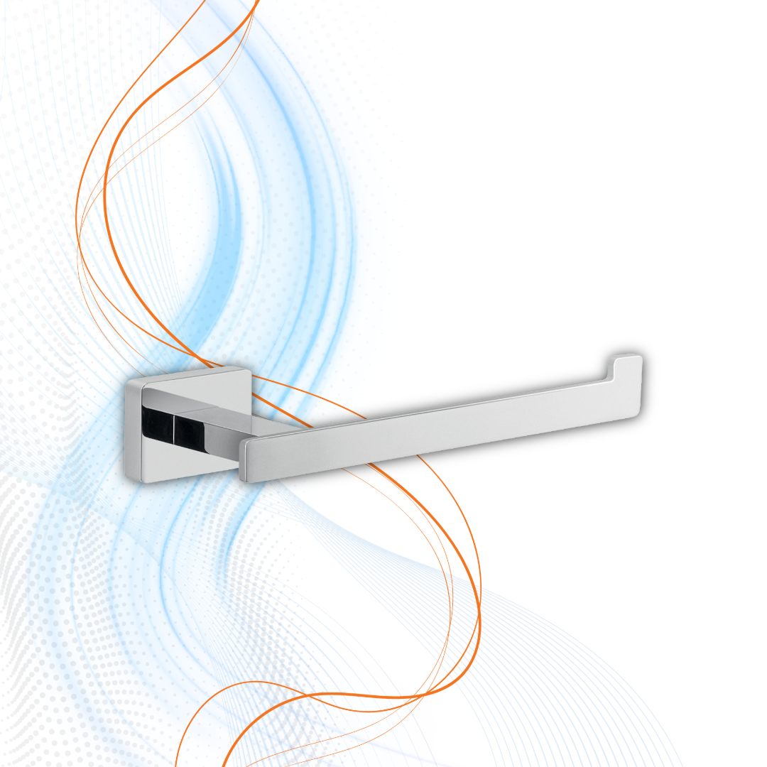 Porta Rotolo Cromato Gedy Serie Atena In Acciaio Inox