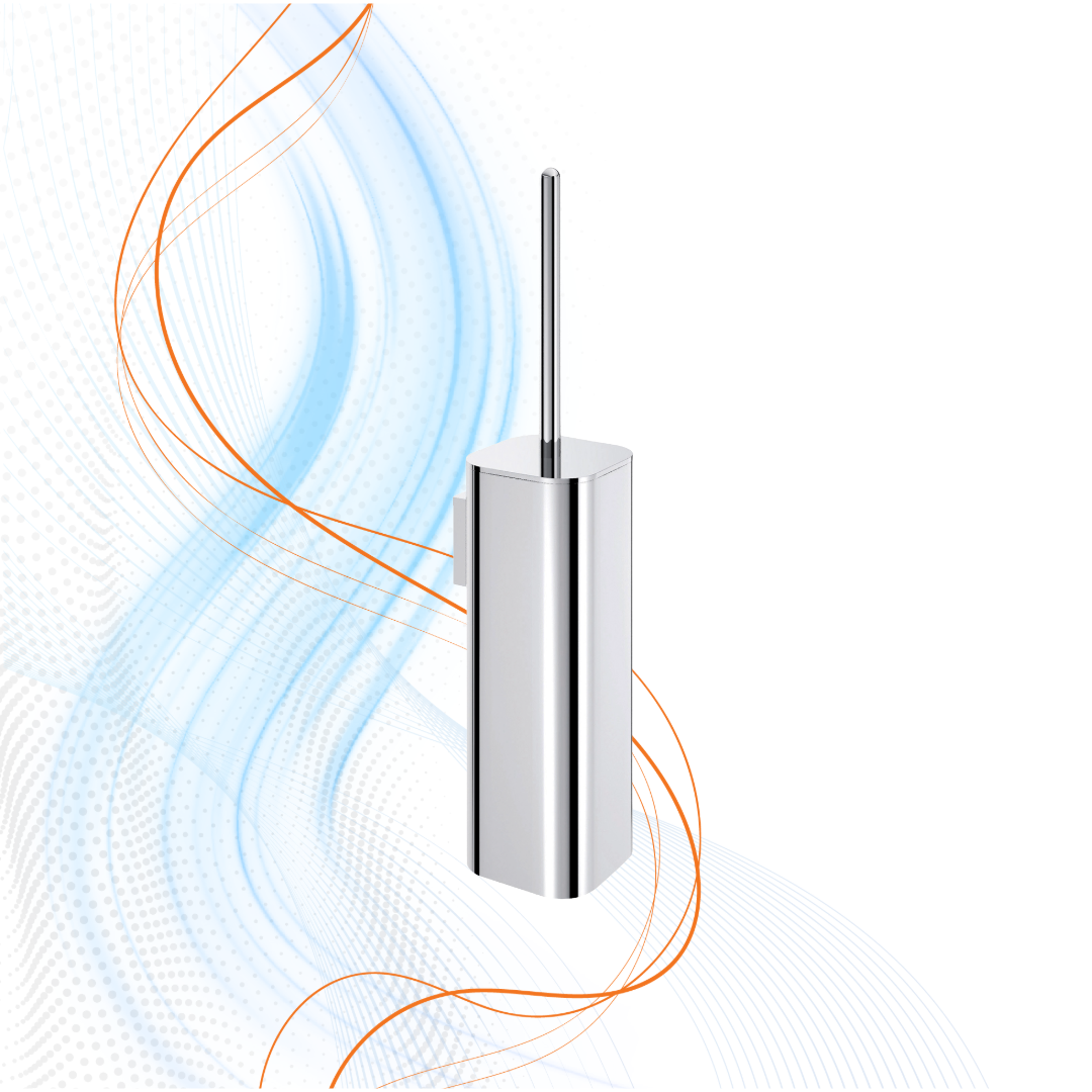 Scopino Wc Da Muro Outline Cromato Gedy
