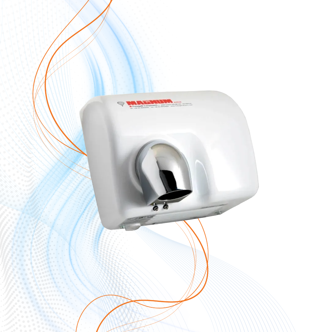 Asciugamani Elettrico A Fotocellula Magnum Bianco MG88A Lem 250 Fumagalli Componenti