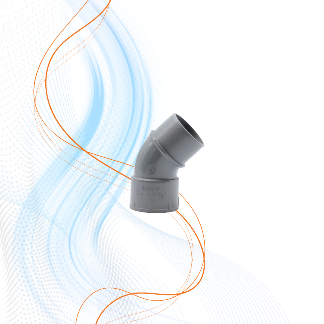 Curva Pvc 45° MF Grigia Gda