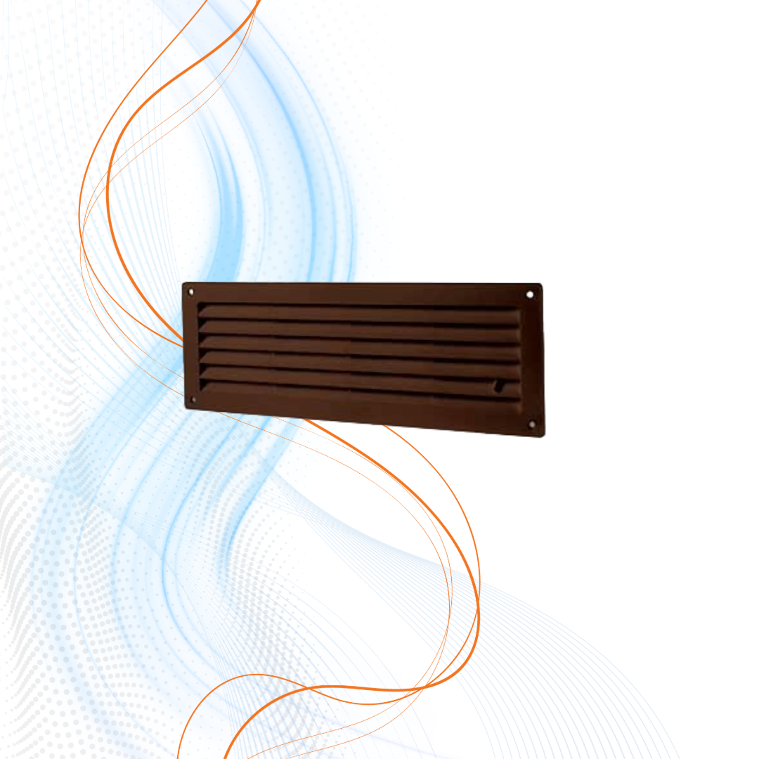 Griglia Marrone Da Incasso Per Porte Con Rete Vecamco