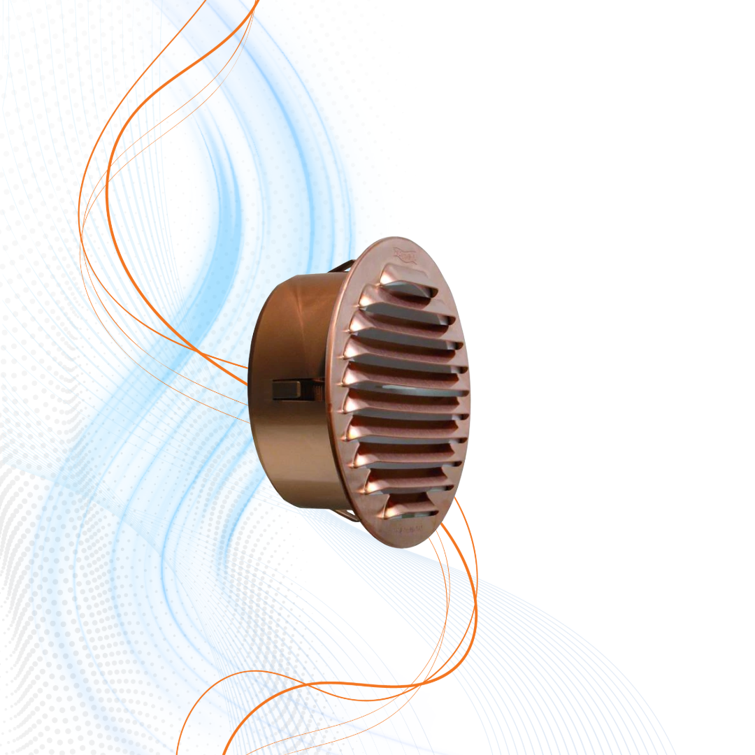 Griglia Tonda Rame Ad Incasso Con Rete Vecamco