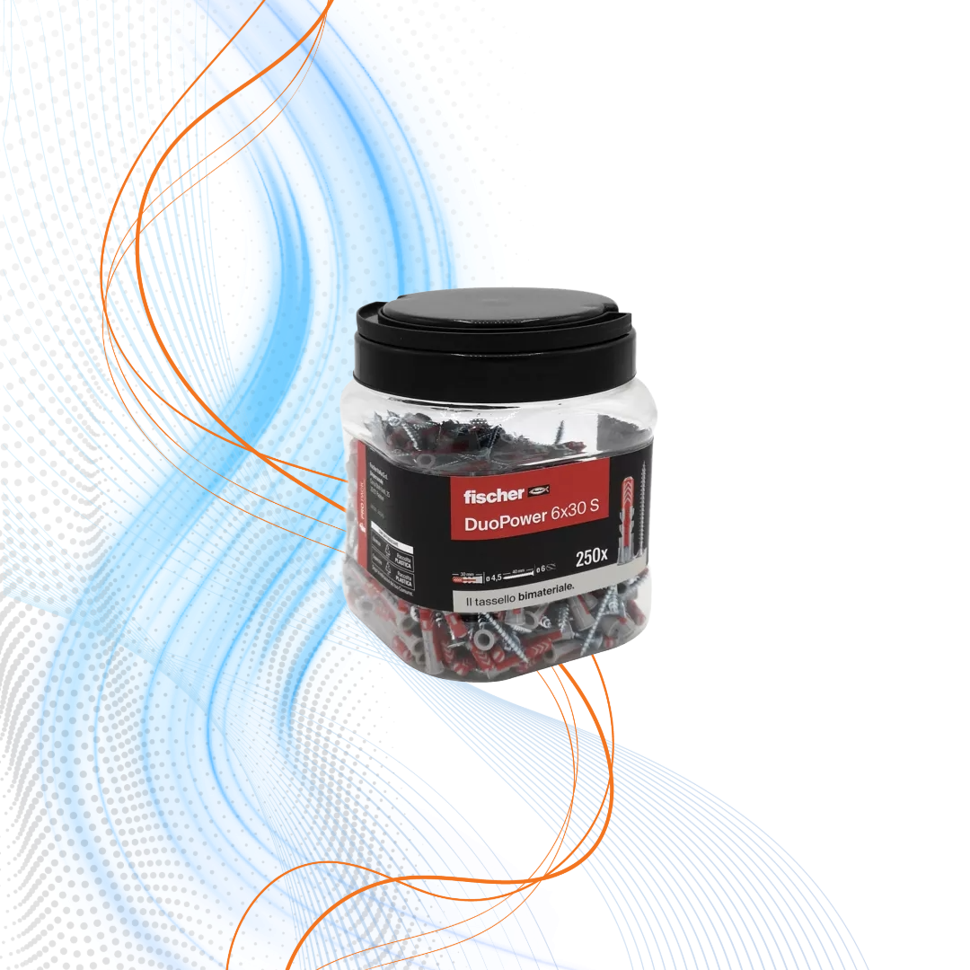 Barattolo Tasselli Duopower S Propack Con Viti Fischer