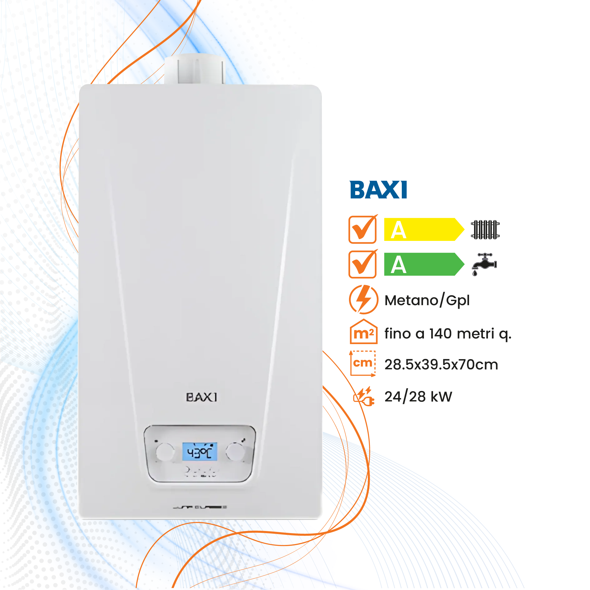 Caldaia Baxi Luna Classic a Condensazione - Climaprime