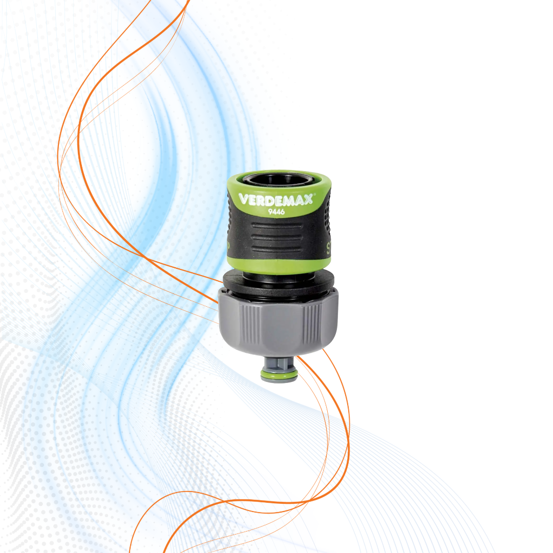 Raccordo Portagomma Acquastop 5/8-3/4 Verdemax Confezione 2pz