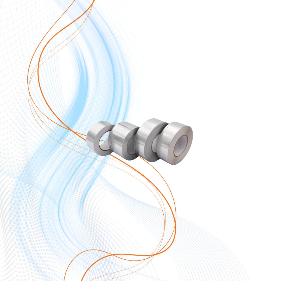 Nastro In Alluminio Con Supporto In Fibra Tessile Antistrappo Tecnogas