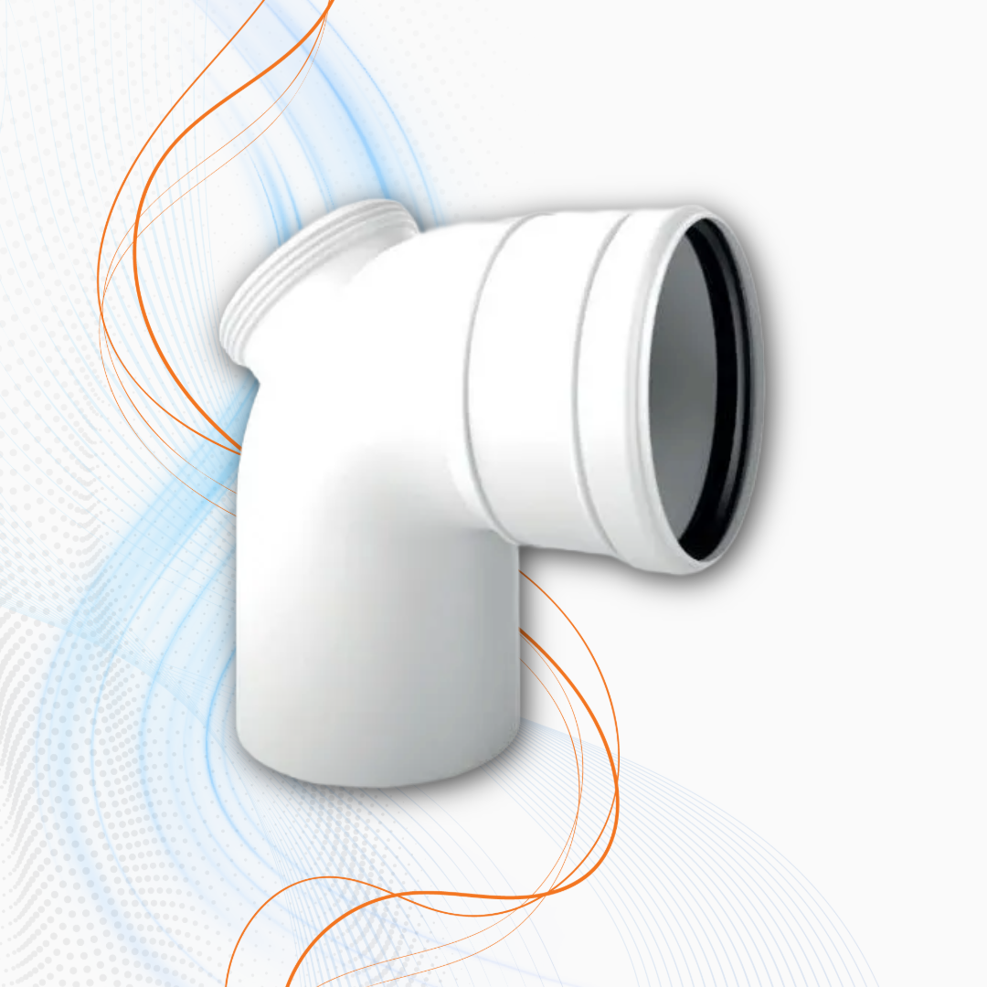 Curva 87° Con Ispezione Polimaxacciai Canna Fumaria In Polipropilene