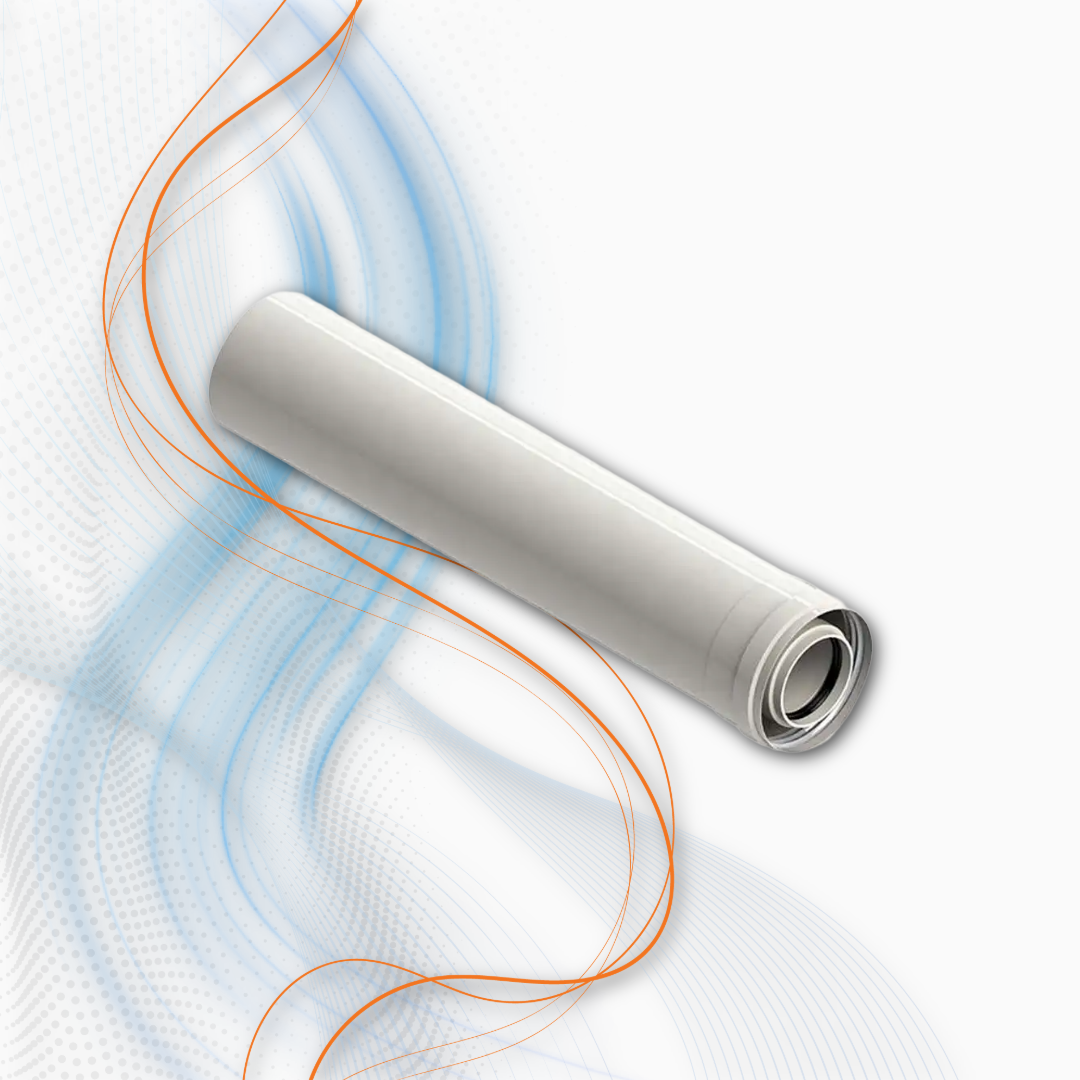 Prolunga Coassiale 60/100 Polymaxacciai  Per Caldaia A Condensazione