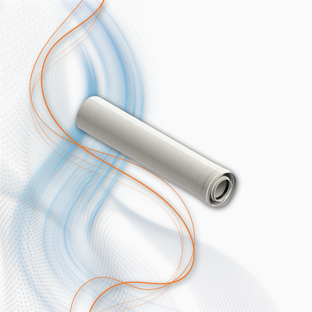 Prolunga Coassiale 60/100 Polymaxacciai Per Caldaia A Condensazione