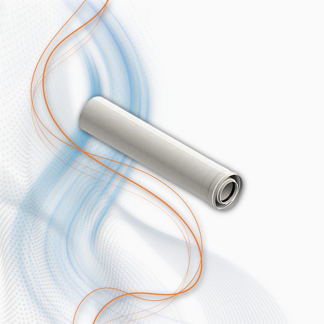 Prolunga Coassiale 100/60 Stabile In Alluminio Per Caldaia A Condensazione