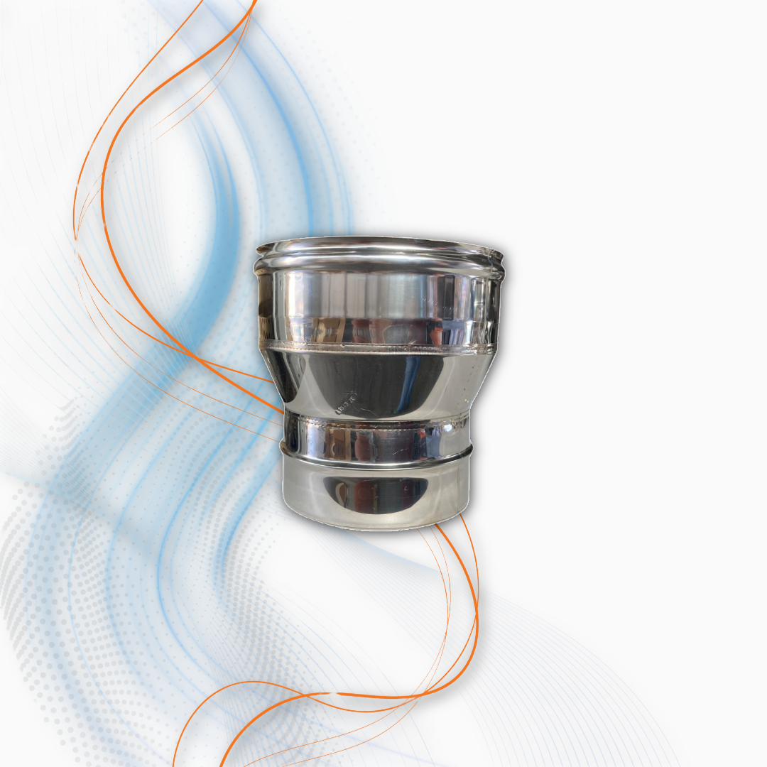 Aumento Di Sezione In PP/Inox  Polymaxacciai Per Caldaia A Condensazione