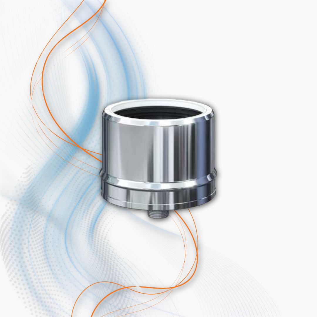 Tappo di scarico 100/120  Ø In PP/Inox  Polymaxacciai Per Caldaia A Condensazione