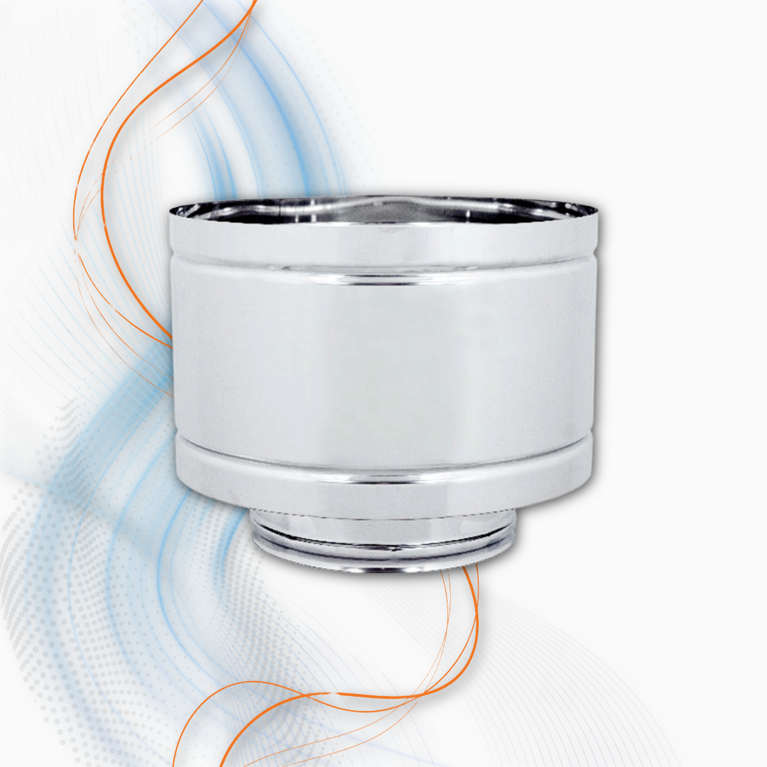 Cappello A Botte In PP/Inox Polymaxacciai Per Caldaia A Condensazione