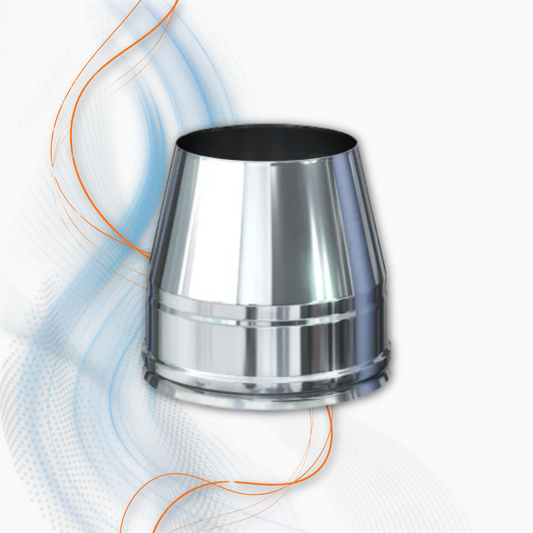 Cappello A Tronco Di Cono In PP/Inox  Polymaxacciai Per Caldaia A Condensazione