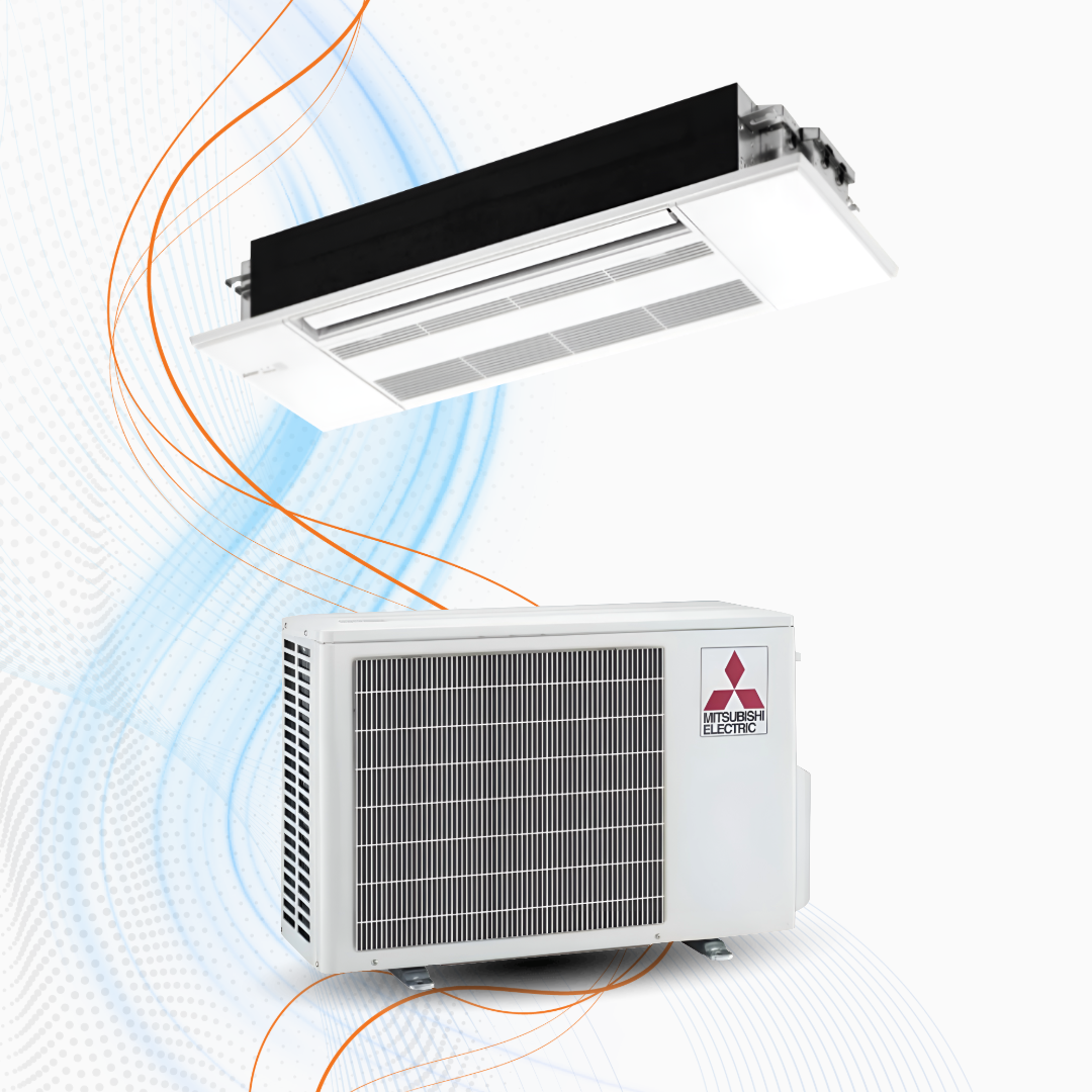 Climatizzatore Mitsubishi MLZ-KP Cassetta a 1 Via Mono Inverter R-32 WiFi