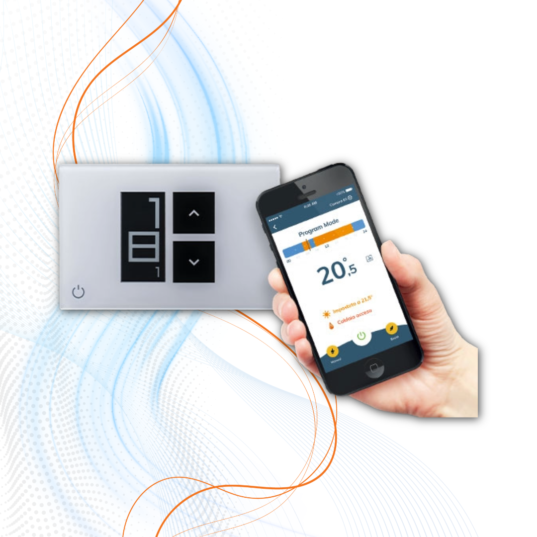 Cronotermostato Seitron WI-FI Settimanale WI-TIME Wall